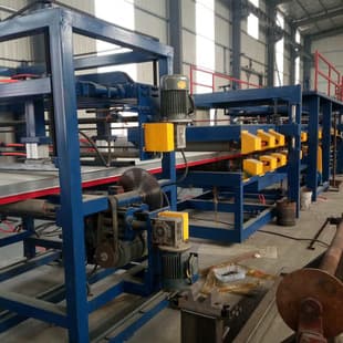 金属岩棉保温板生产线