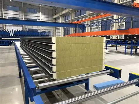 金属聚氨酯保温板生产线